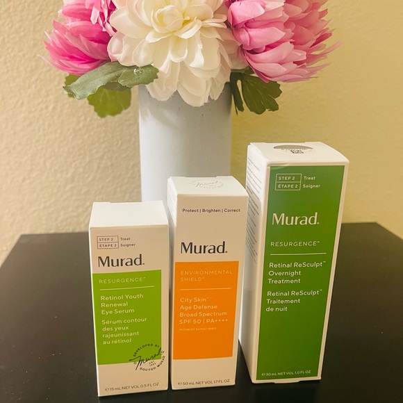 NIB Murad Retinol OVERNIGHT treatment , Youth Renewal Eye Serum & skin care set